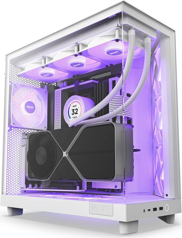 NZXT H6 Flow RGB Gaming Case White (CC-H61FW-R1)