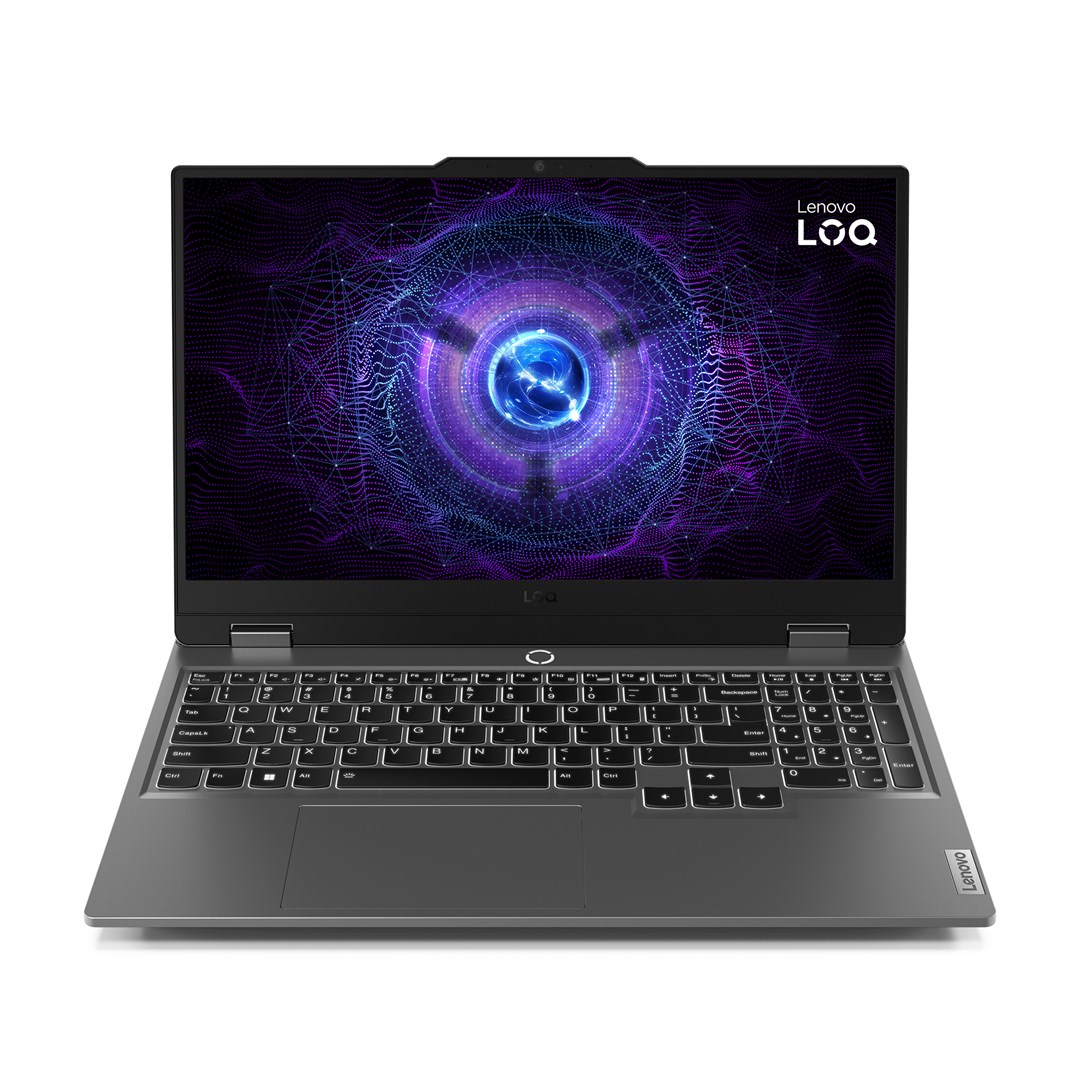 Lenovo LOQ 15IAX9 Intel® Core™ i5 i5-12450HX Laptop 39.6 cm (15.6") Full HD 16 GB DDR5-SDRAM 512 GB SSD NVIDIA GeForce RTX 3050 Wi-Fi 6 (802.11ax) English Grey
