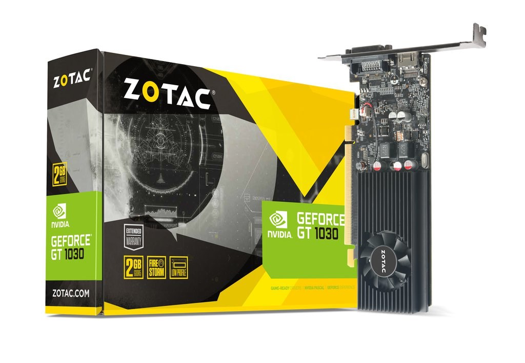 Zotac NVIDIA GeForce GT 1030 2 GB GDDR5, Kartelë Grafike