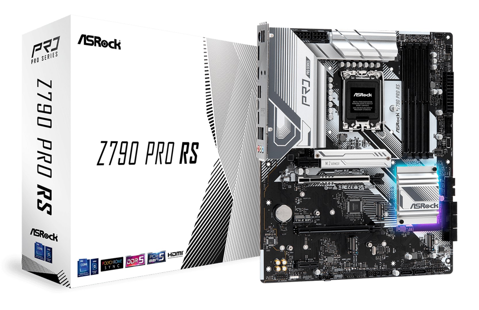 Pllakë amë Asrock Z790 Pro RS Intel Z790 LGA 1700 ATX