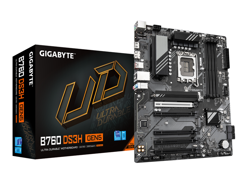 Gigabyte B760M DS3H DDR5 (Gen5) LGA1700 - Pllakë Amë