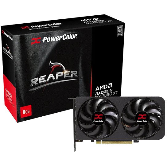 RX 9060 XT 8GB Powercolor Radeon Reaper GDDR6