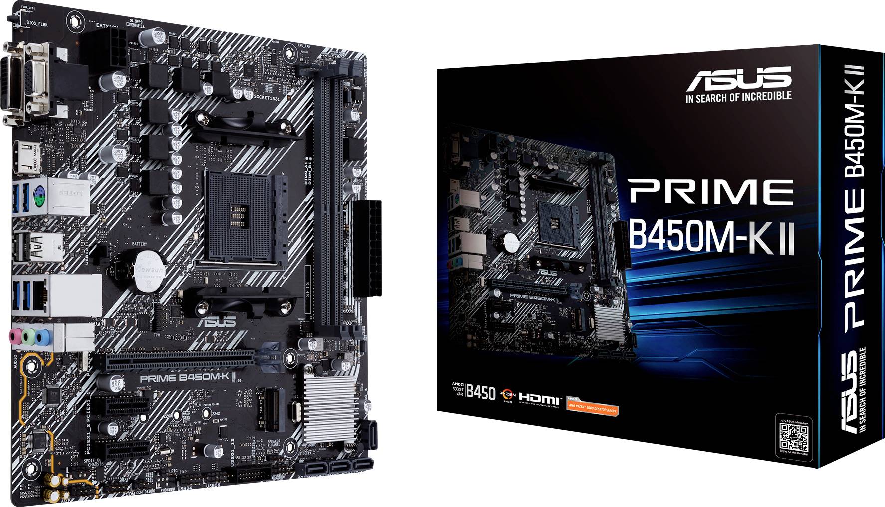 Asus B450 Prime B450M-A II AM4 DDR4 Micro ATX