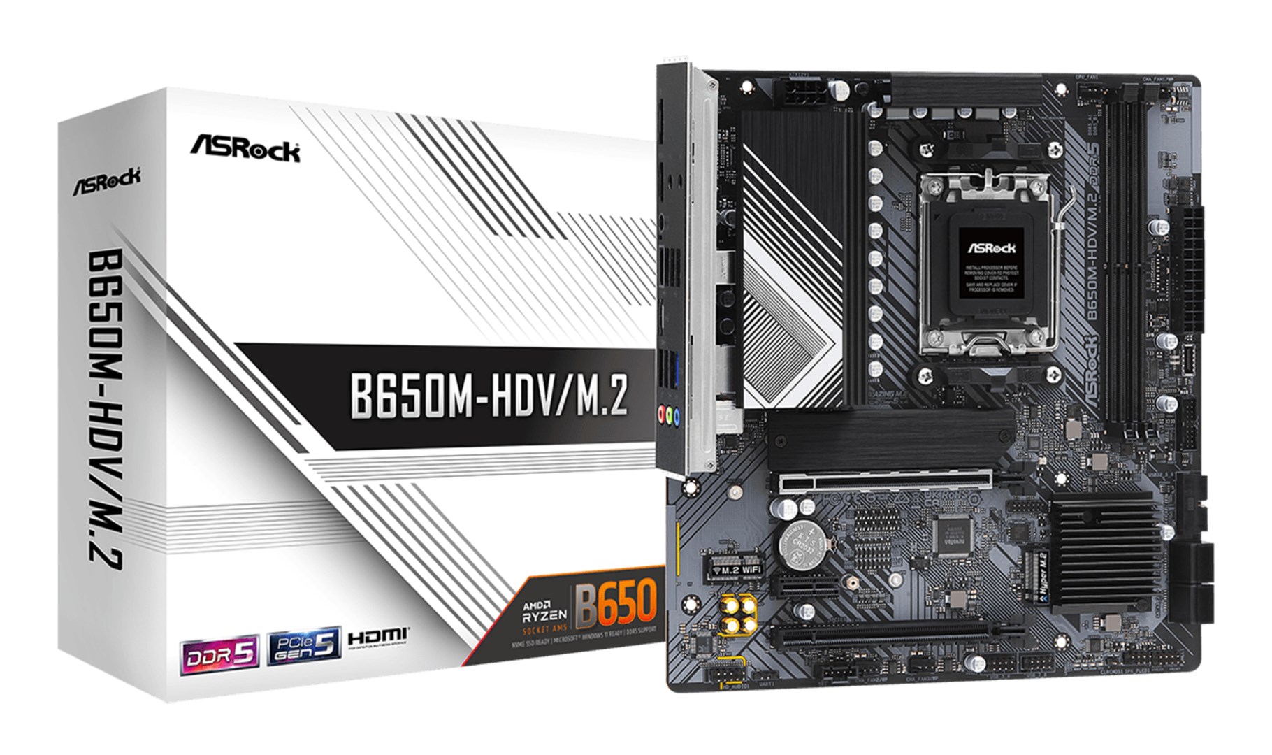 ASRock B650M-HDV/M.2 – AMD AM5, Micro ATX