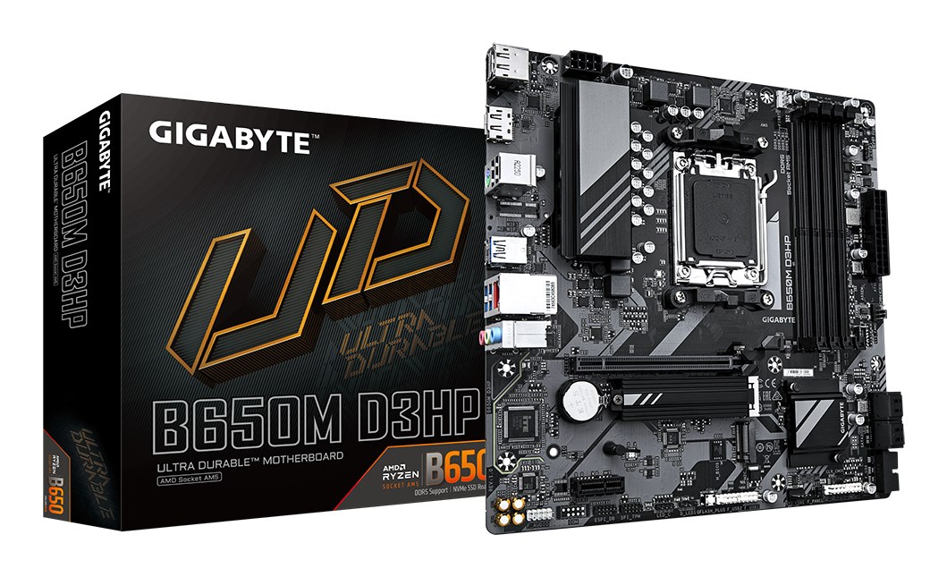 Pllakë amë Gigabyte B650M D3HP 1.0 - DDR5, AM5, mATX