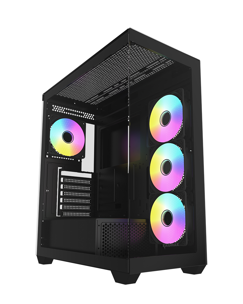 RAIDMAX Infinita i800 RGB Kasë kompjuteri – Mid-Tower – e zezë