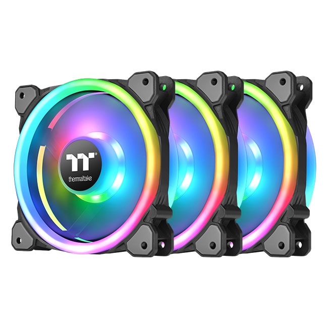 Thermaltake Riing Trio 12 RGB, 120mm Fan, 3-Pack, Ftohës për shtëpizë
