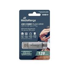 STICK MediaRange USB-Stick 128GB USB 3.1 combo mit USB Type-C