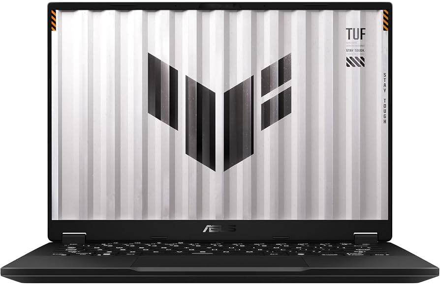 Laptop ASUS TUF Gaming A14 FA401UH-RG018, AMD Ryzen 7 260, 14" 2.5K IPS 165Hz 400nits AG, 16GB LPDDR5X, 512GB SSD, NVIDIA GeForce RTX 5050 8GB, Wi-Fi & BT, Kamera 1080p, 73Wh, NoOS, Jaeger Gray