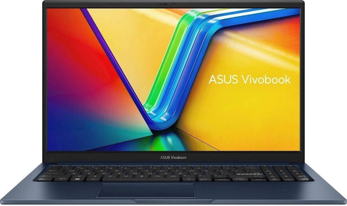 Laptop ASUS Vivobook 15 X1504VA-BQ4281W, Intel Core i3-100U, 15.6" FHD IPS 60Hz 250nits, 16GB DDR5, 512GB SSD, Intel Graphics, Wi-Fi + BT, Kamera 720p, 42WHrs, Windows 11, Quiet Blue