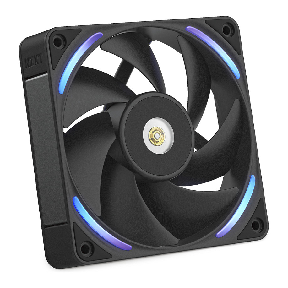 120mm NZXT F-Serie F120X RGB Lüfter Single Black RF-U12PN-B1