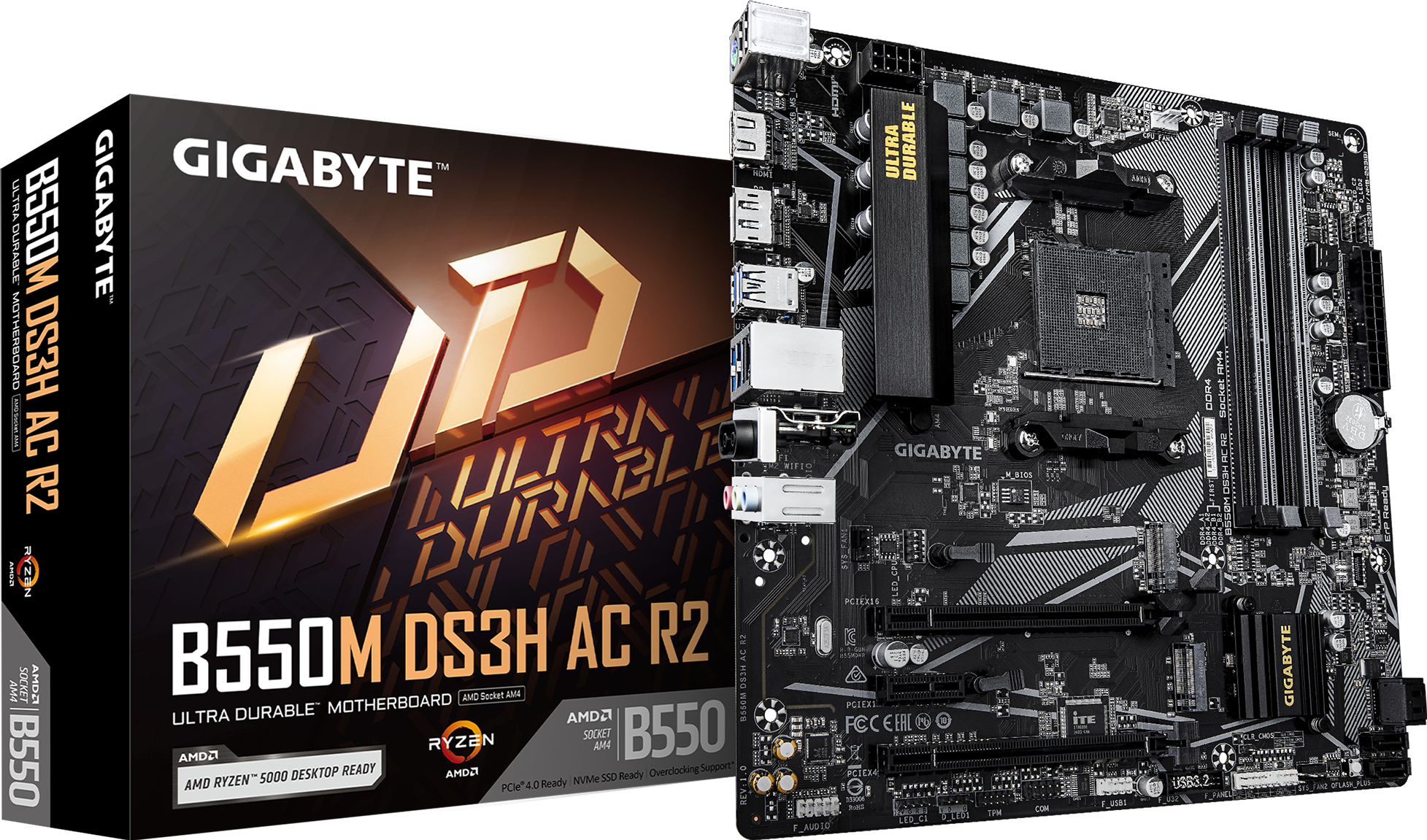 Gigabyte B550M DS3H AC R2