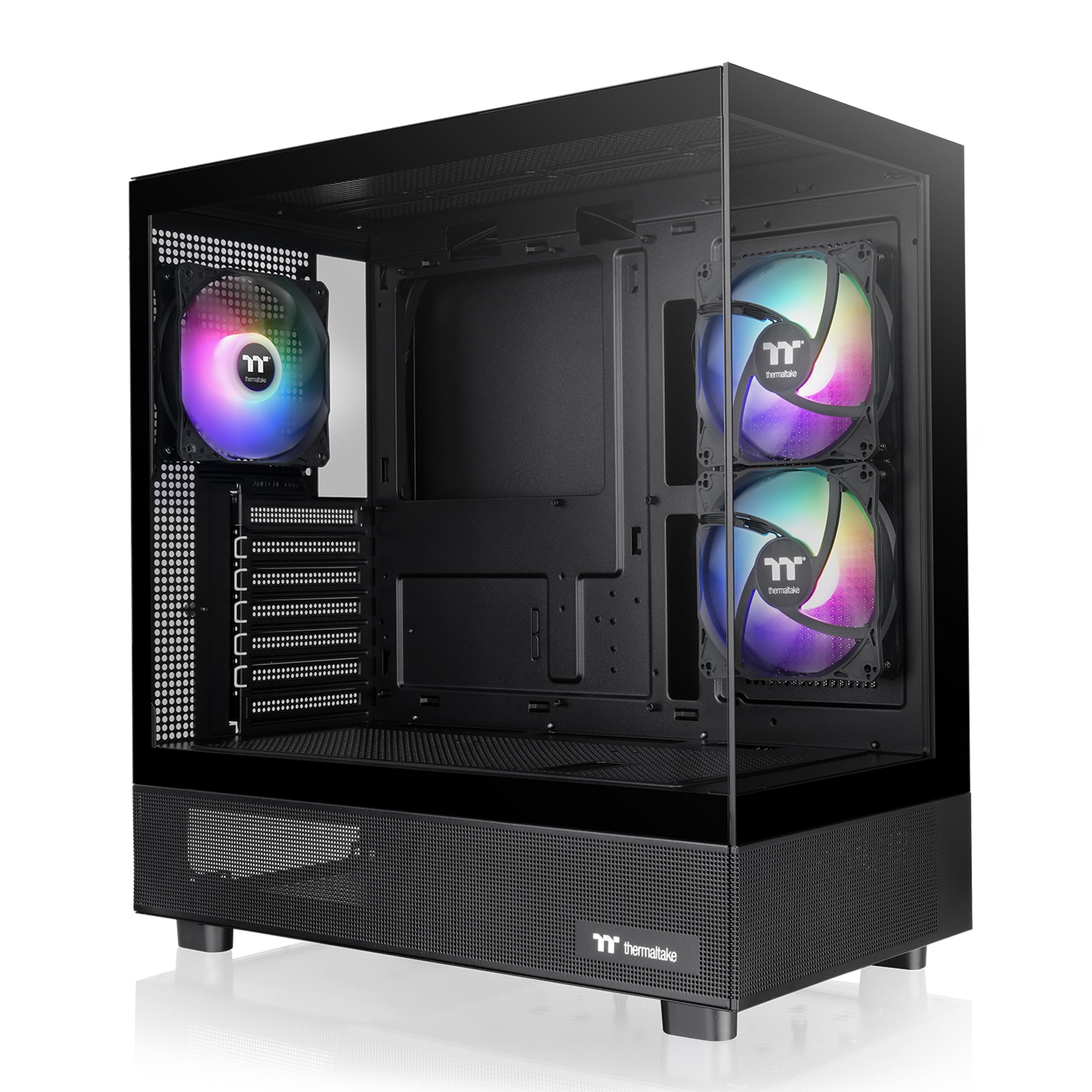 Thermaltake View 270 Plus TG ARGB Black Mid Tower Tempered Glass, Gaming Case