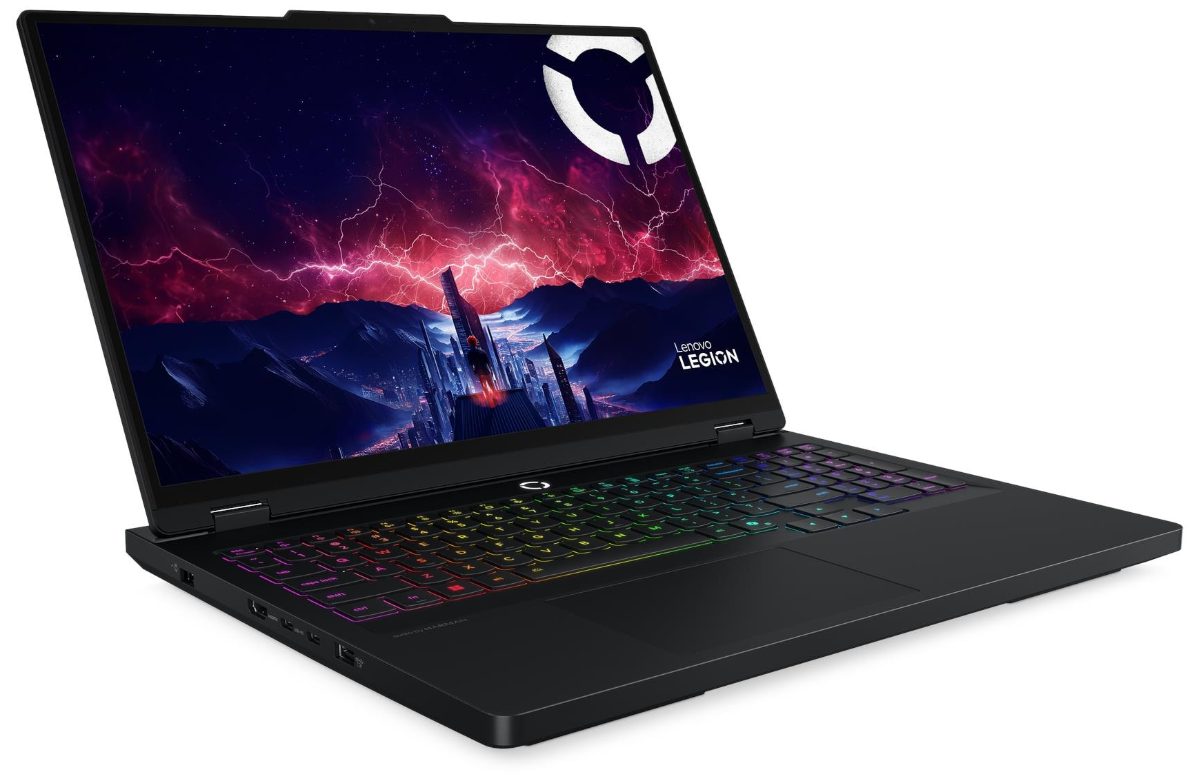 Laptop Lenovo Legion Pro 5 16AFR10, AMD Ryzen 9 9955HX, 16" WQXGA OLED 165Hz, 32 GB DDR5-5600, 1 TB SSD NVMe, NVIDIA GeForce RTX 5070 8 GB GDDR7, Wi-Fi 7 dhe Bluetooth 5.4, Tastierë RGB, 80 Wh, FreeDOS, Eclipse Black