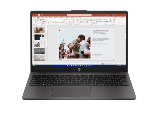 Laptop HP 250 G10, Intel Core i5-1334U (10C/12T, deri 4.6GHz, 12MB Cache), 15.6" FHD IPS Anti-Glare 250 nits, 16GB DDR4, 512GB PCIe NVMe SSD, Intel Iris Xe Graphics, Wi-Fi 6 + BT 5.3, Full-size KB, 41Wh 3-Cell, FreeDOS 3.0, Dark Ash Silver