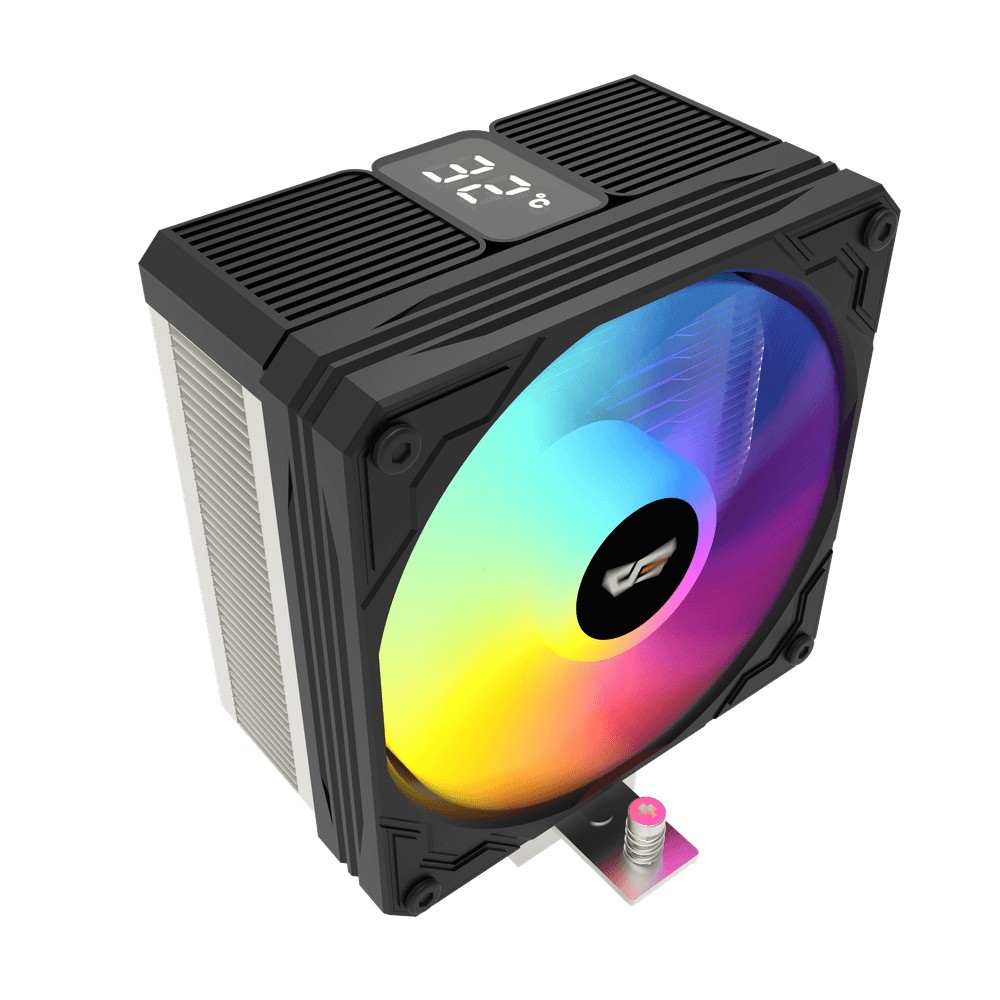 Ftohës për CPU DarkFlash M400 Air Cooler – Single Tower, 120mm Fan, E zezë