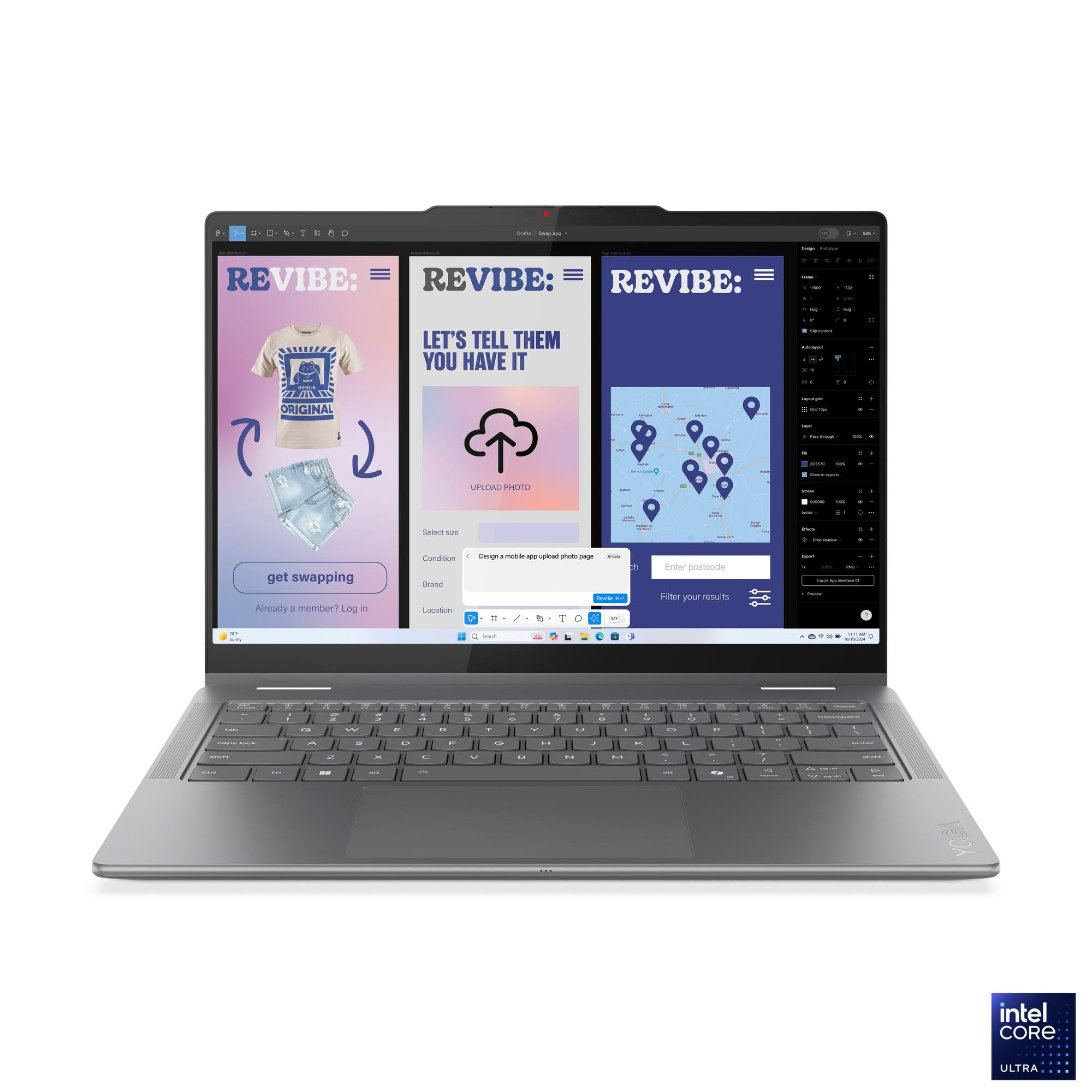 Laptop Lenovo Yoga Slim 7 14ILL10, Intel Core Ultra 5 226V (8C, deri 4.5 GHz, 8 MB Cache), 14" WUXGA OLED, 16 GB LPDDR5x-8533, 512 GB SSD M.2 NVMe, Intel Arc Graphics 130V, Wi-Fi 7 + BT 5.4, Tastierë me Backlit, Bateri 70 Wh 4-Cell, Windows 11 Home, Luna