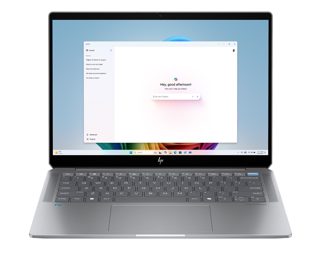 HP OmniBook Ultra AI PC 14-fd0003nn – AMD Ryzen AI 9 365, 14” 2.2K Touch 400nits Anti-Glare, 16GB LPDDR5X RAM, 1TB SSD PCIe Gen4, AMD Radeon 880M Graphics, 9MP AI IR Camera, 68Wh Battery, Windows 11, WiFi 7, Bluetooth 5.4, Ultra Slim AI Laptop