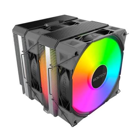 MONTECH NX600 ARGB, CPU Air Cooler, 120mm PWM, Black