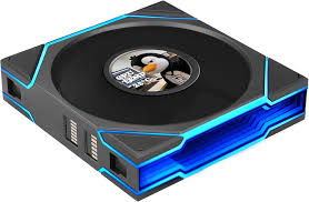 Lian Li Uni Fan TL LCD FLEX ARGB 120mm, Black - Ventilator për PC me Ekran LCD