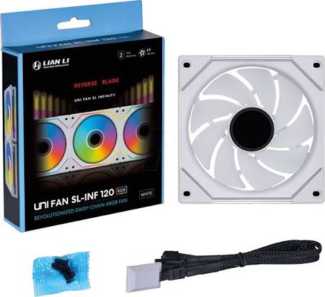 Lian Li Uni Fan SL-INF 120 ARGB Reverse Blade PWM 120mm - Ventilator për PC