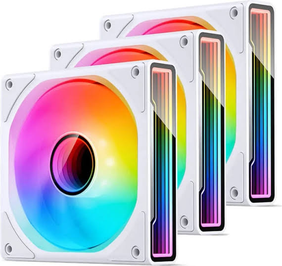 Jonsbo ZK-120WR Reverse PWM Lüfter, A-RGB - 120mm, weiß, 3er-Pack