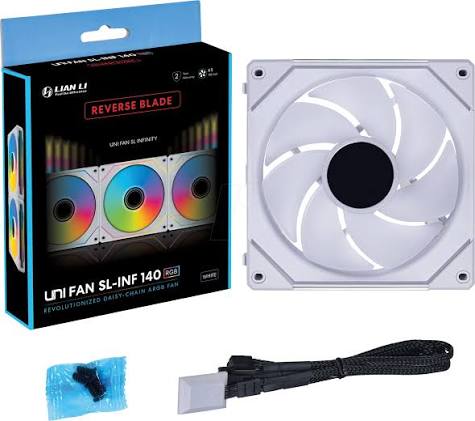 140mm Lian Li UNI FAN SL-INF 140 ARGB PWM Weiß