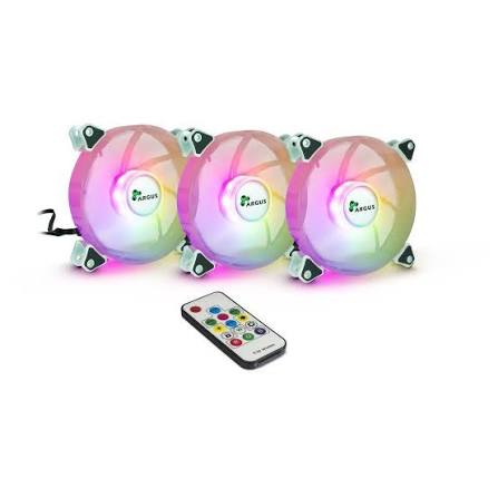 Set me Ftohës Kompjuteri Inter-Tech Argus RS-06, 120x120x25mm, RGB, Retail