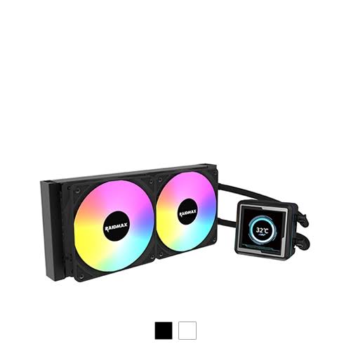 Ftohës liquid për CPU Raidmax LM240 ARGB w/ Animation Display - E zezë
